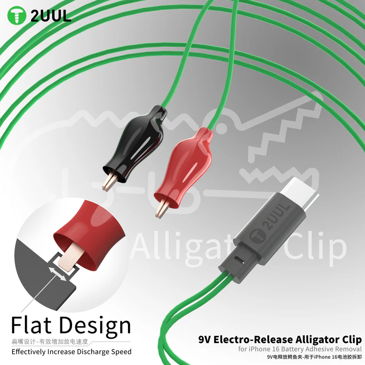 2UUL 9v Electro-Release Alligator Clip - Image 3