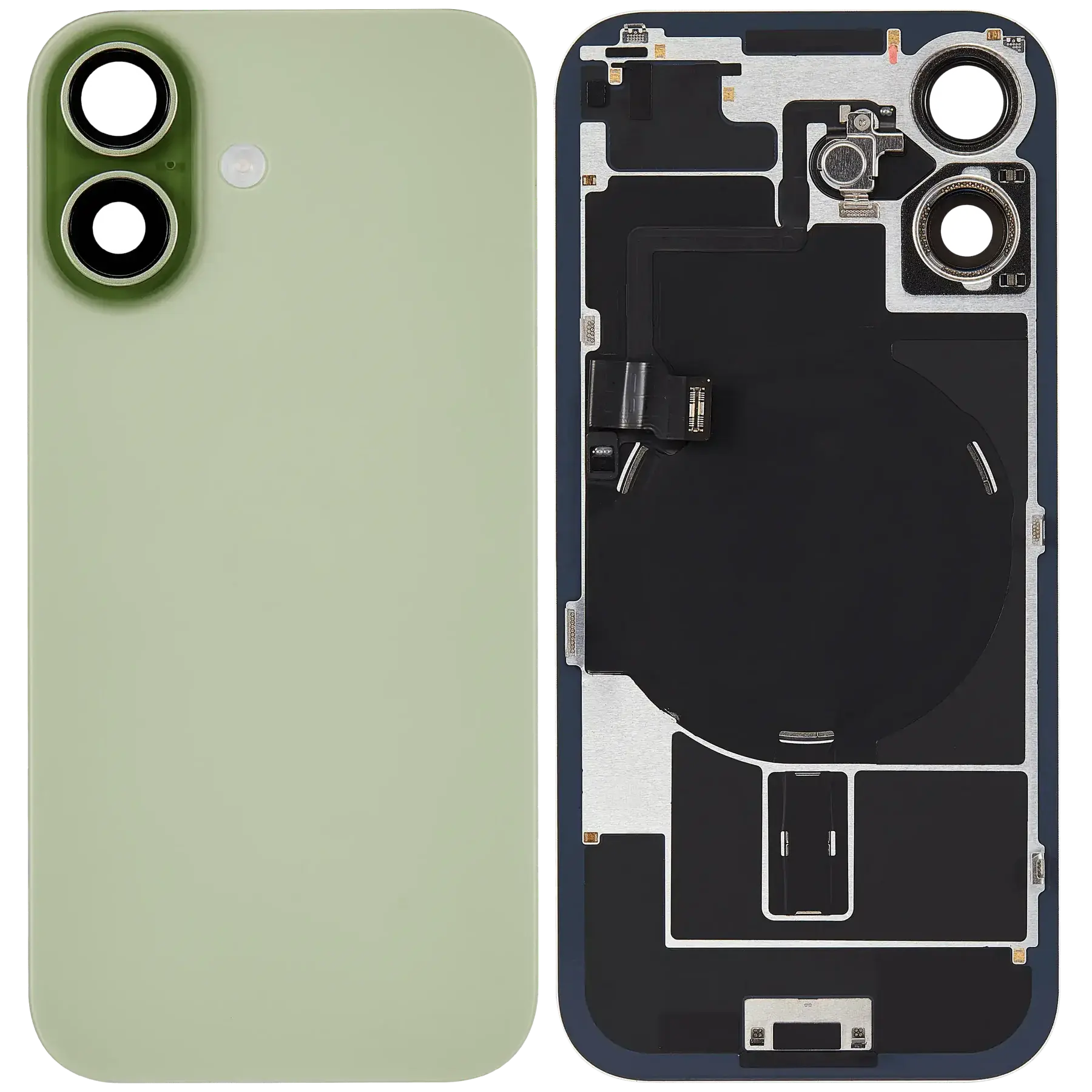 IPhone 16 back glass with MagSafe – Green (HQ)