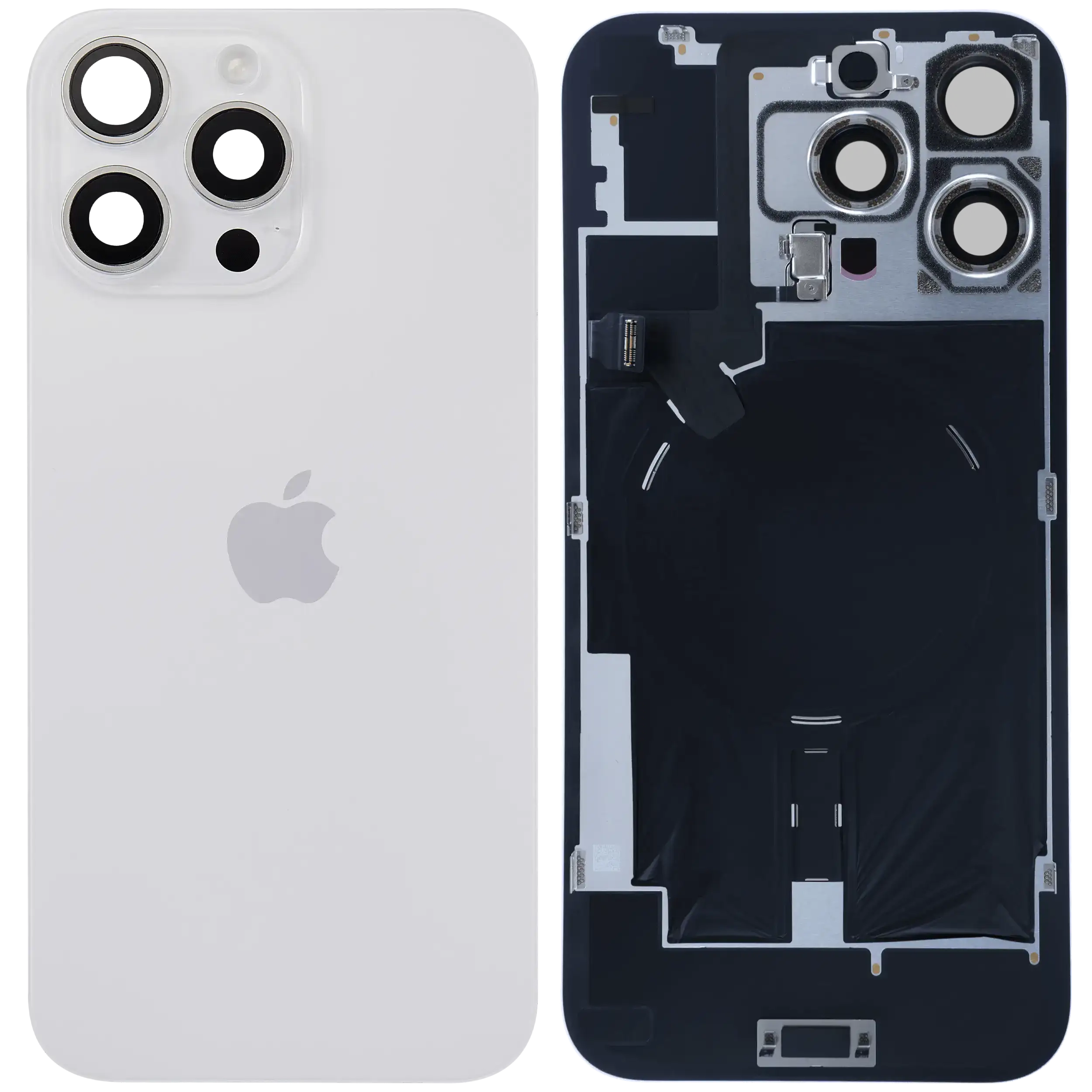 iPhone 16 Pro back glass with MagSafe – white (HQ)