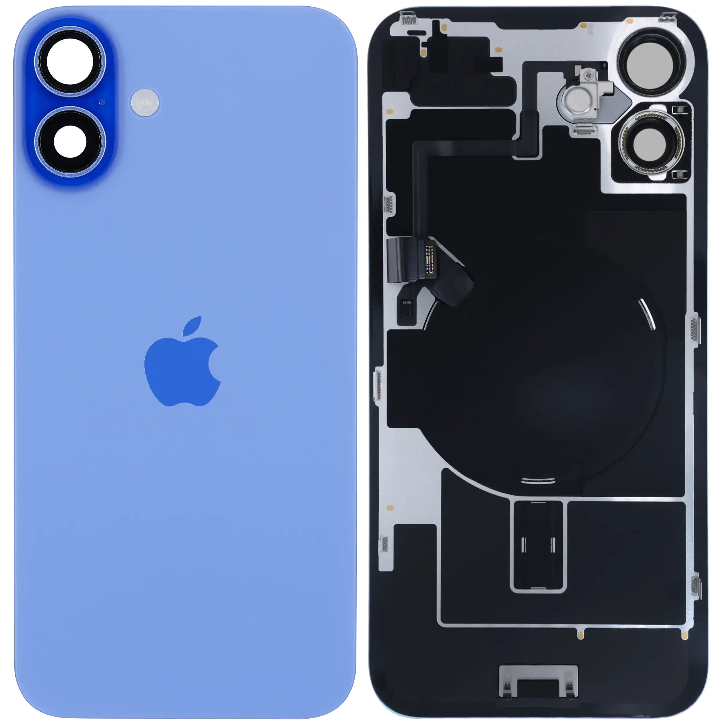 iPhone 16 Plus back glass with MagSafe – Blue (HQ)