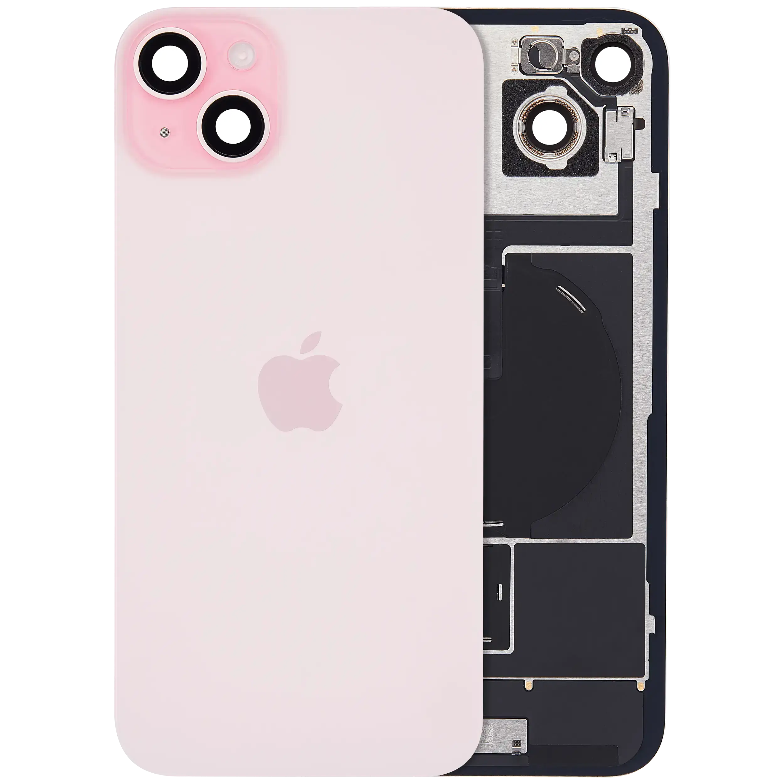 Iphone 15 Plus back glass with MagSafe – Pink(HQ)