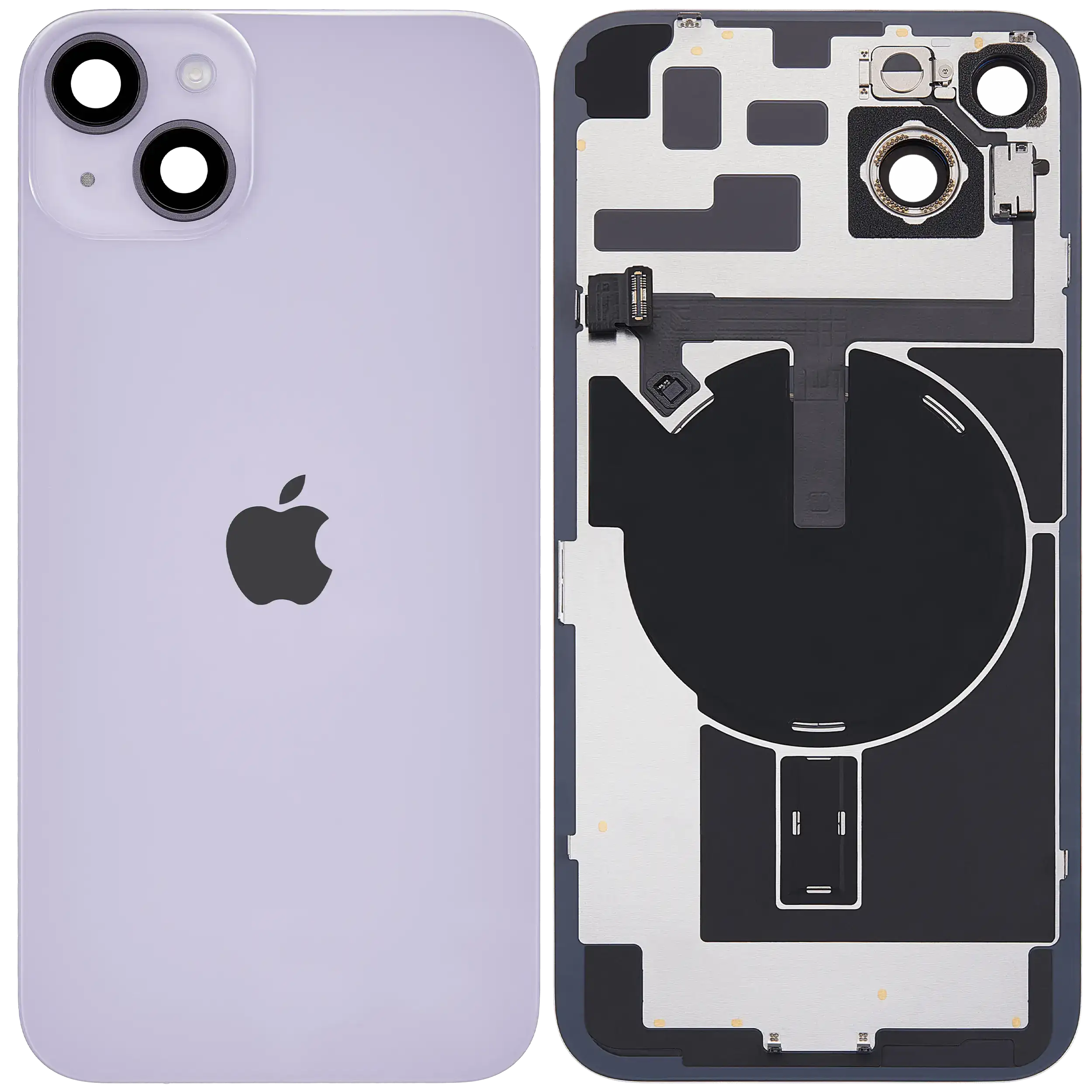 IPhone 14 Plus back glass with MagSafe – purple(HQ)