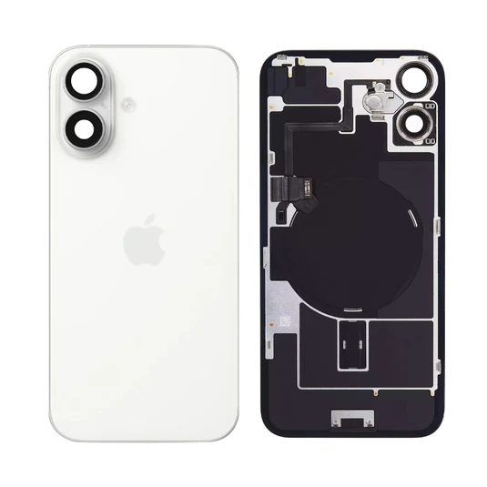 IPhone 16 back glass with MagSafe – White (HQ)