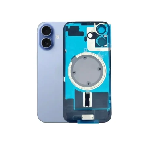 iPhone 17 back glass with MagSafe – Blue (HQ)