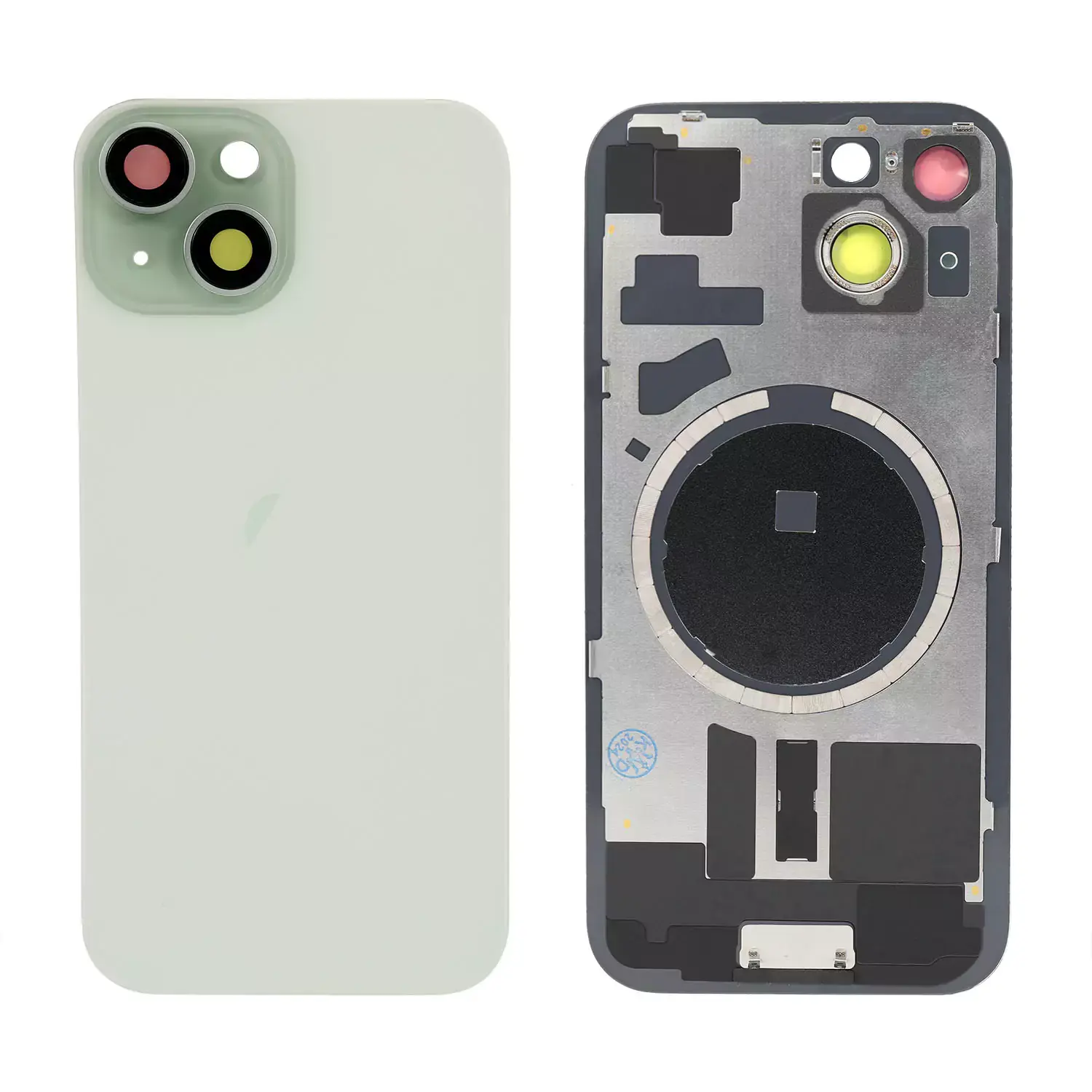 Iphone 15 plus back glass with MagSafe – green(HQ)