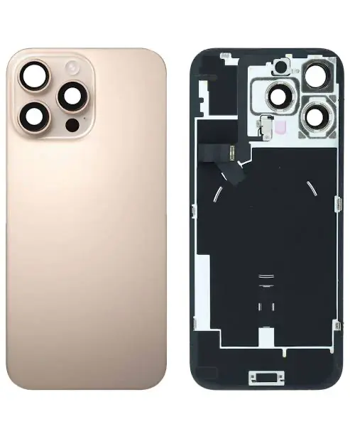 IPhone 16 pro max back glass with MagSafe – Desert (HQ)